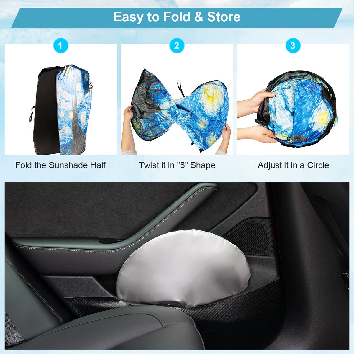 Car Windshield Sun Shade Cover T456248