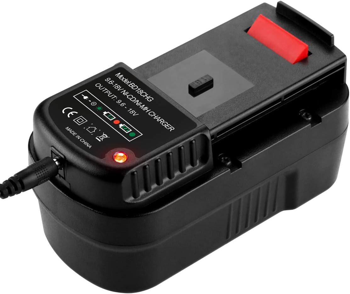 3500mAh HPB18 Replacement for Black and Decker 18 Volt Battery Ni-CD Pack of 2 R296755