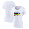 White Philadelphia Flyers V-Neck T-Shirt X5611