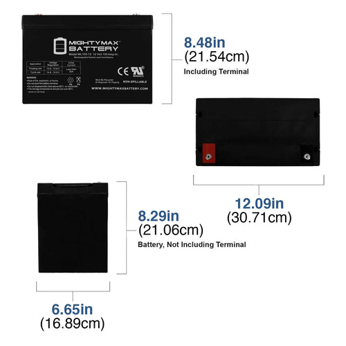 12V 100Ah SLA AGM Battery K5332