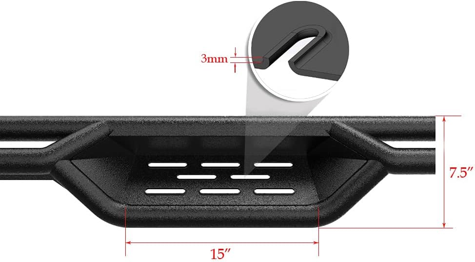 Drop Down Style Running Boards Side Step Rock Slider Z2442