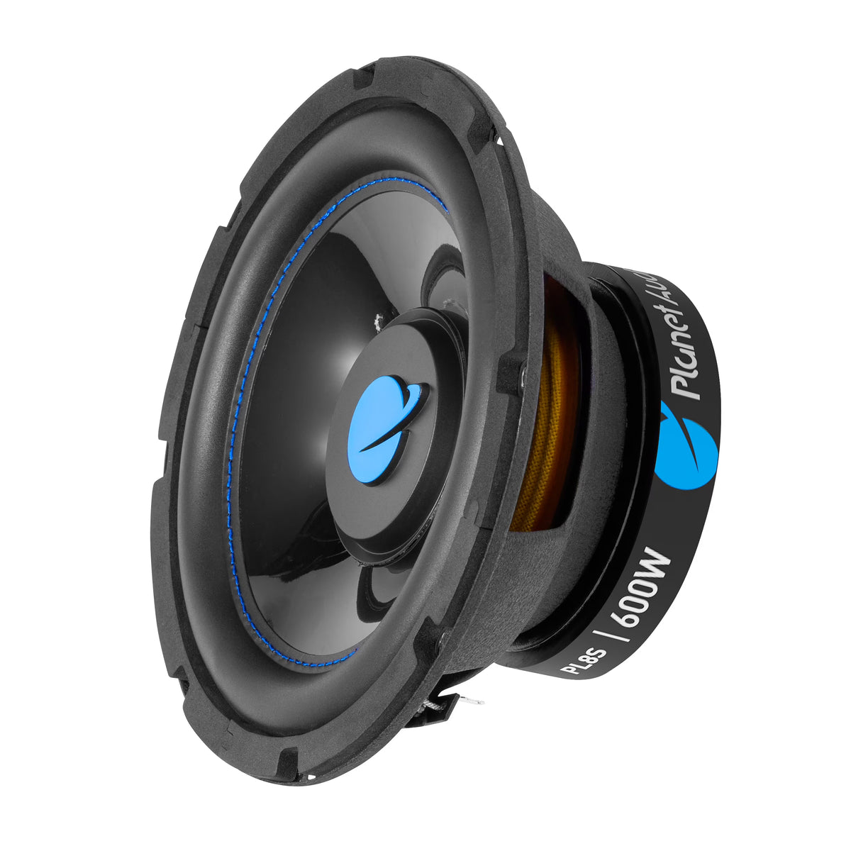 8 Inch Car Audio Subwoofer, 600 Watts Max, Single 4 Ohm Voice Coil A1625
